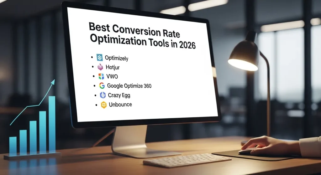 Best conversion rate optimization tools in 2026 including Optimizely Hotjar VWO Google Optimize Crazy Egg Unbounce