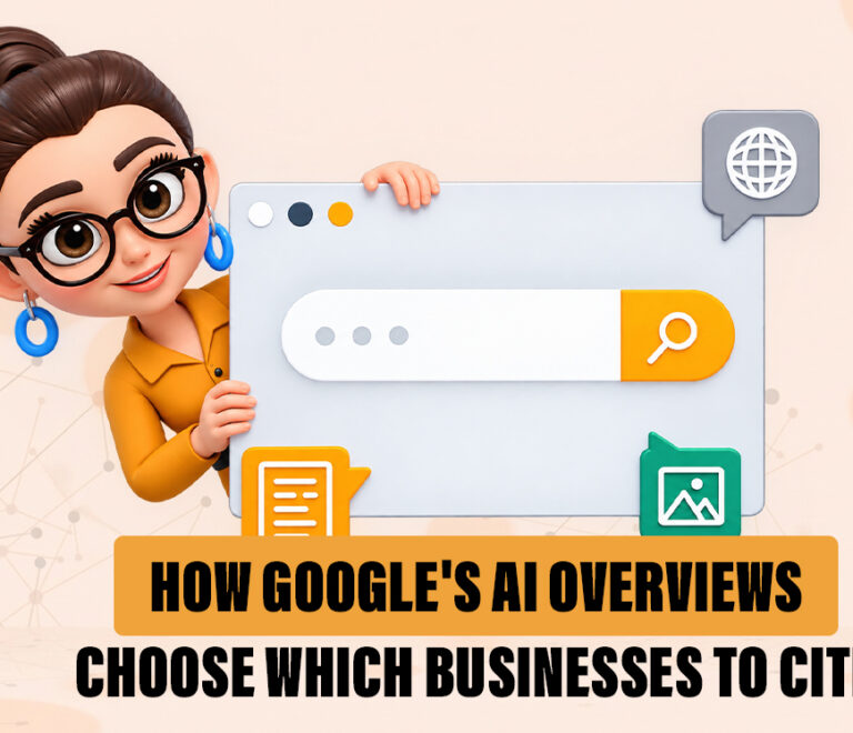 Scoreboard graphic showing 3 stores cited by AI search and 17 invisible.