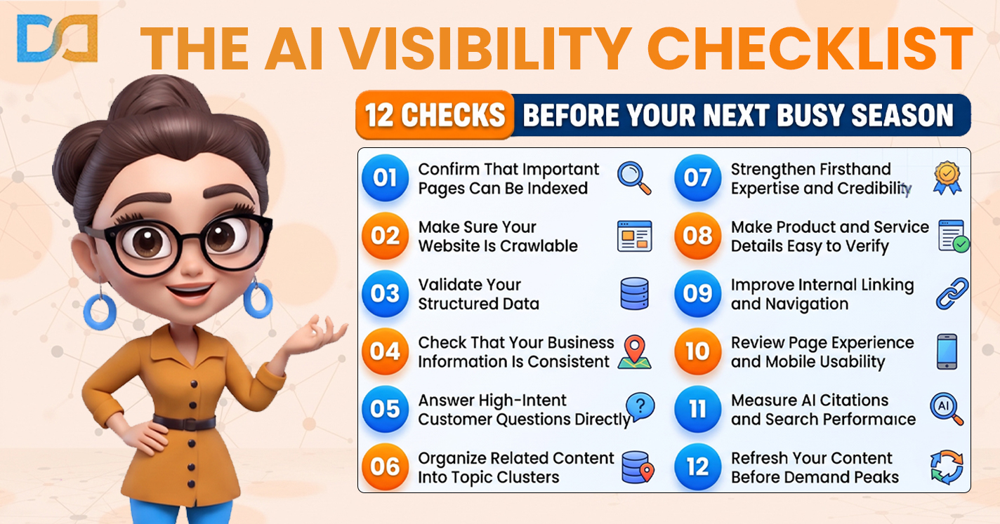 The AI Visibility Checklist: 12 Checks Before Your Next Busy Season